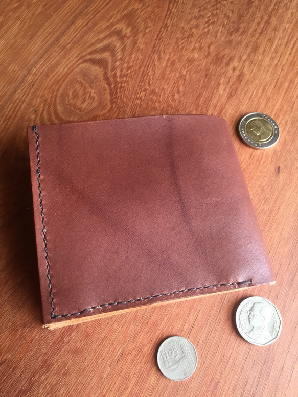 栃木レザーの2つ折りお財布 1枚目の画像