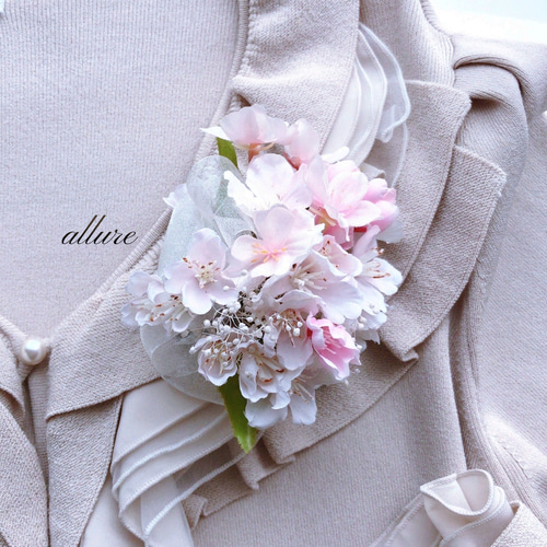 桜いっぱい コサージュ ・*:.。❁ 即日発送 桜 さくら サクラ 卒業式 