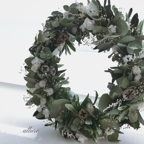 1.ユーカリオーバルリース 1.ユーカリオーバルリース