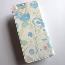 相應的每個模型綻放○手帳式smartphone case 花香[訂製] 第2張的照片