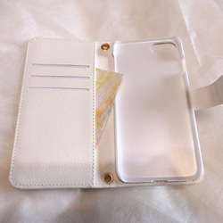 相應的每個模型綻放○手帳式smartphone case 花香[訂製] 第4張的照片