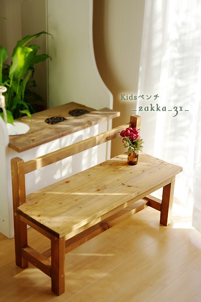 あーちゃん　木製キッズベンチ あーちゃん様専用 木製キッズベンチ