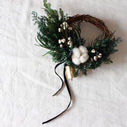 ドライフラワーの花束スワッグ かすみ草 ナチュラルブーケ ドライ