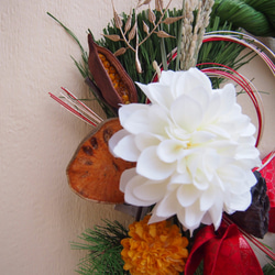 ◆迎春2017❖正月飾り・雅グリーンL（縦横使い可能） 3枚目の画像