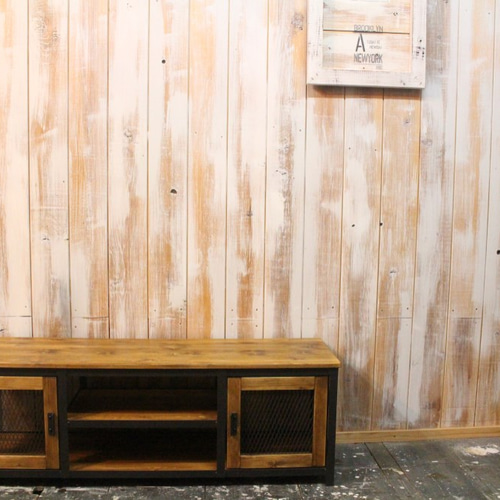 テレビ台 LIFE FURNITURE IRON WOODEN TV BOARD LIFE FURNITURE IRON WOODEN TV BOARD / ライフファニチャー