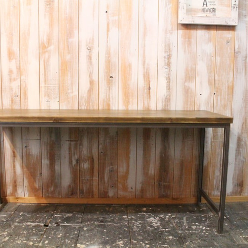 iron×wood アイアン・ウッド カウンターテーブル 作業台 机