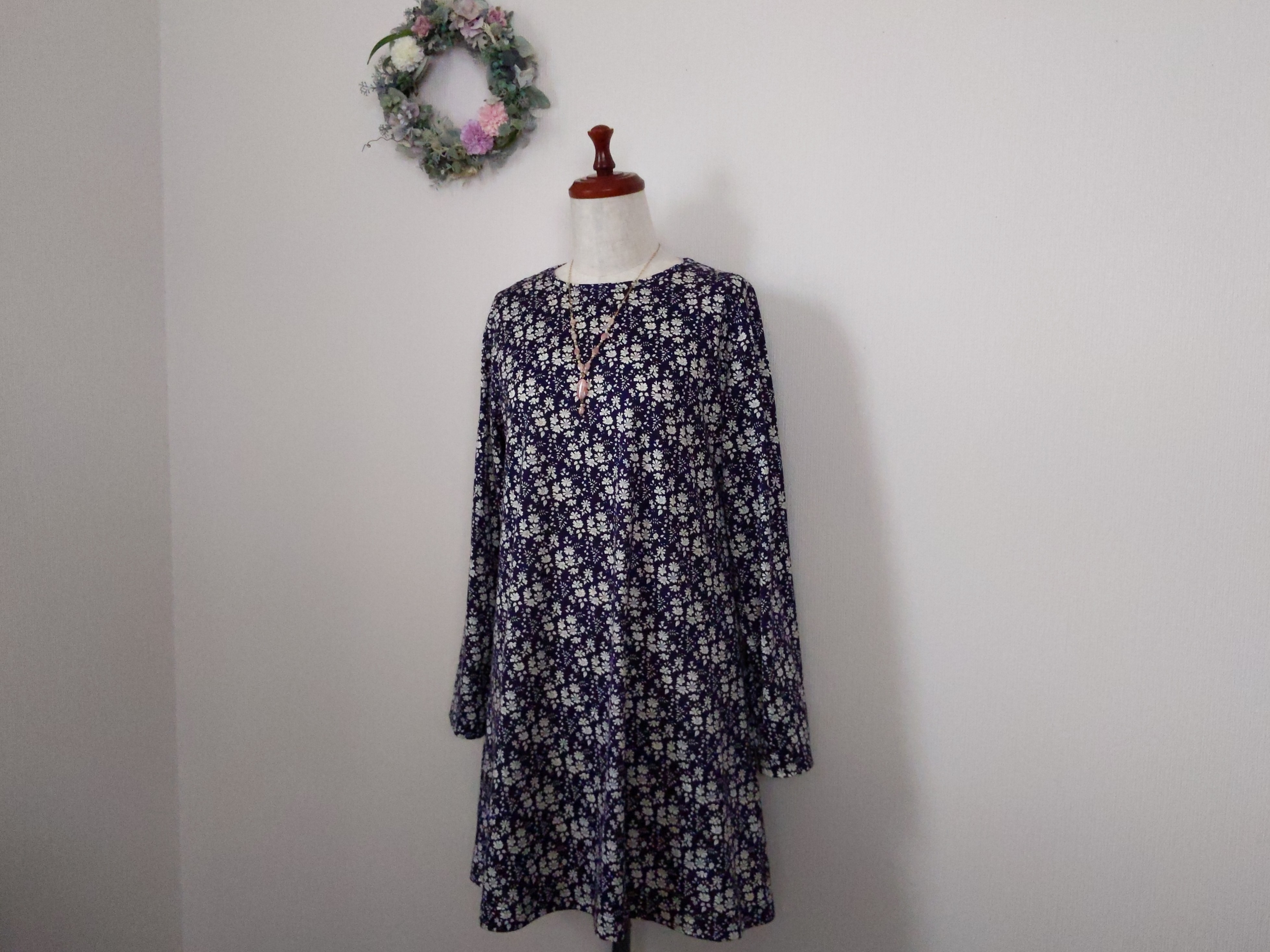 リバティ（カペル）Ａラインチュニック　ご希望のリバティ＆お客様サイズでもお作りします　タナジャージ　綿100％