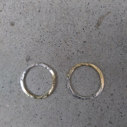 BRASS/SILVER  RING☓2 3枚目の画像