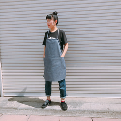 Peaceful Cuisine Ryoya'sエプロン ネイビー Peaceful Cuisine Ryoya'sエプロン ネイビー