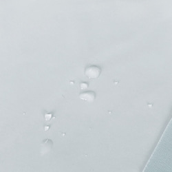 防水エプロン Mサイズ：ヒッコリーサックスグレー 5枚目の画像
