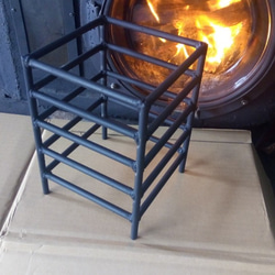 原始焼き　スクエアタイプ　５L　魚焼き　枠　きりたんぽ　囲炉裏　火鉢 1枚目の画像