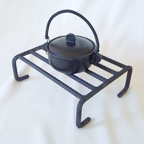 五徳 太め 30x25x10 ごとく 薪ストーブ クッキングスタンド ピザ