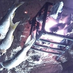 原始焼　yumi's　1.8ℓ　魚焼き　枠　囲炉裏　火鉢　七輪　キャンプ 2枚目の画像