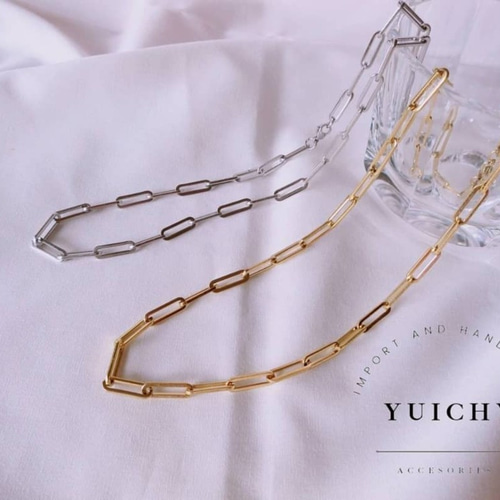 ステンレススチール チェーンネックレス gold/silver ネックレス