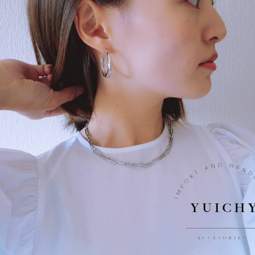 ステンレススチール チェーンネックレス シルバー/ゴールド ステンレススチール チェーンネックレス gold/silver ネックレス