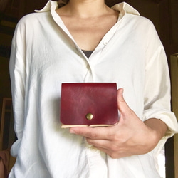 バーガンディー 二つ折り財布 のおすすめ人気通販｜Creema(クリーマ