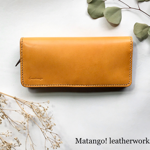 LOEWE ロエベ レザー 長財布 キャメル メンズ ブランド
