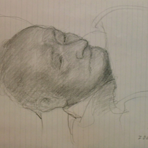 木炭デッサン 1974 木炭紙に木炭 高2～高3の春休み中に描きました。 当時は