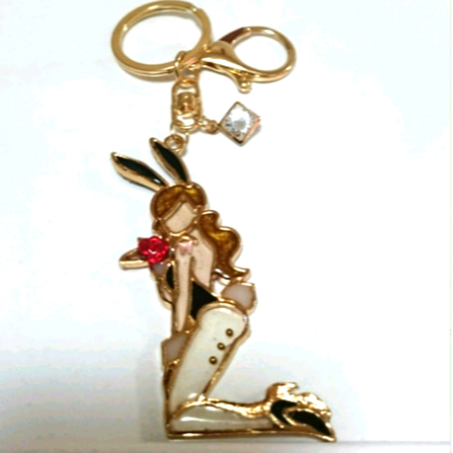 バニーガール キーホルダー キーホルダー aᵃⁿᵈF♢handmade 通販  