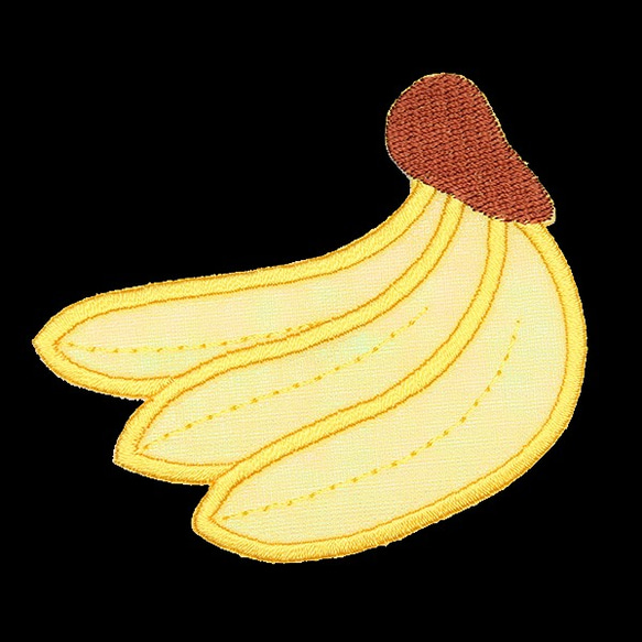 バナナワッペン（大） 1枚目の画像