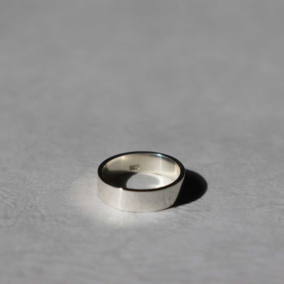 【Simple #2 silver】・silver950・ring（受注生産：1号～29号） 3枚目の画像