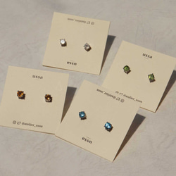 【Petite couleur: swiss blue topaz】silver925・round brilliant 4枚目の画像