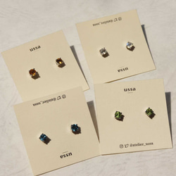 【Petite couleur: peridot】silver925・round brilliant 7枚目の画像