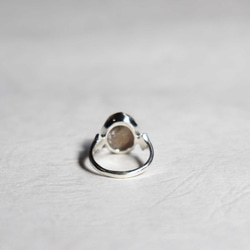 〈1点もの〉【Garden quartz】ホワイトガーデンクォーツ・silver925・ring（12号） 9枚目の画像