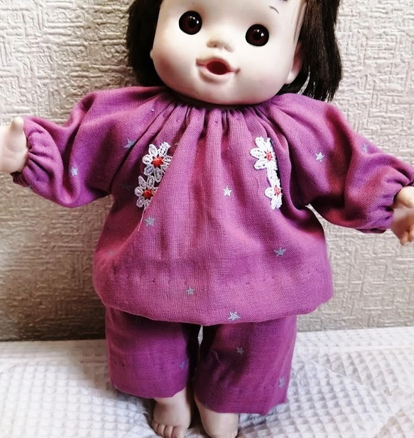 ちゃーちゃん　パジャマ ぽぽちゃん、ちぃぽぽちゃん☆パジャマ（ピンクドット） その他