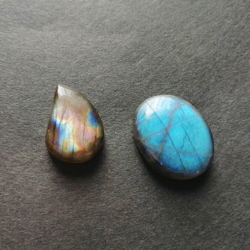 ラブラドライト 6個セット カボション ルース ⑤ 天然石 SPES STONE