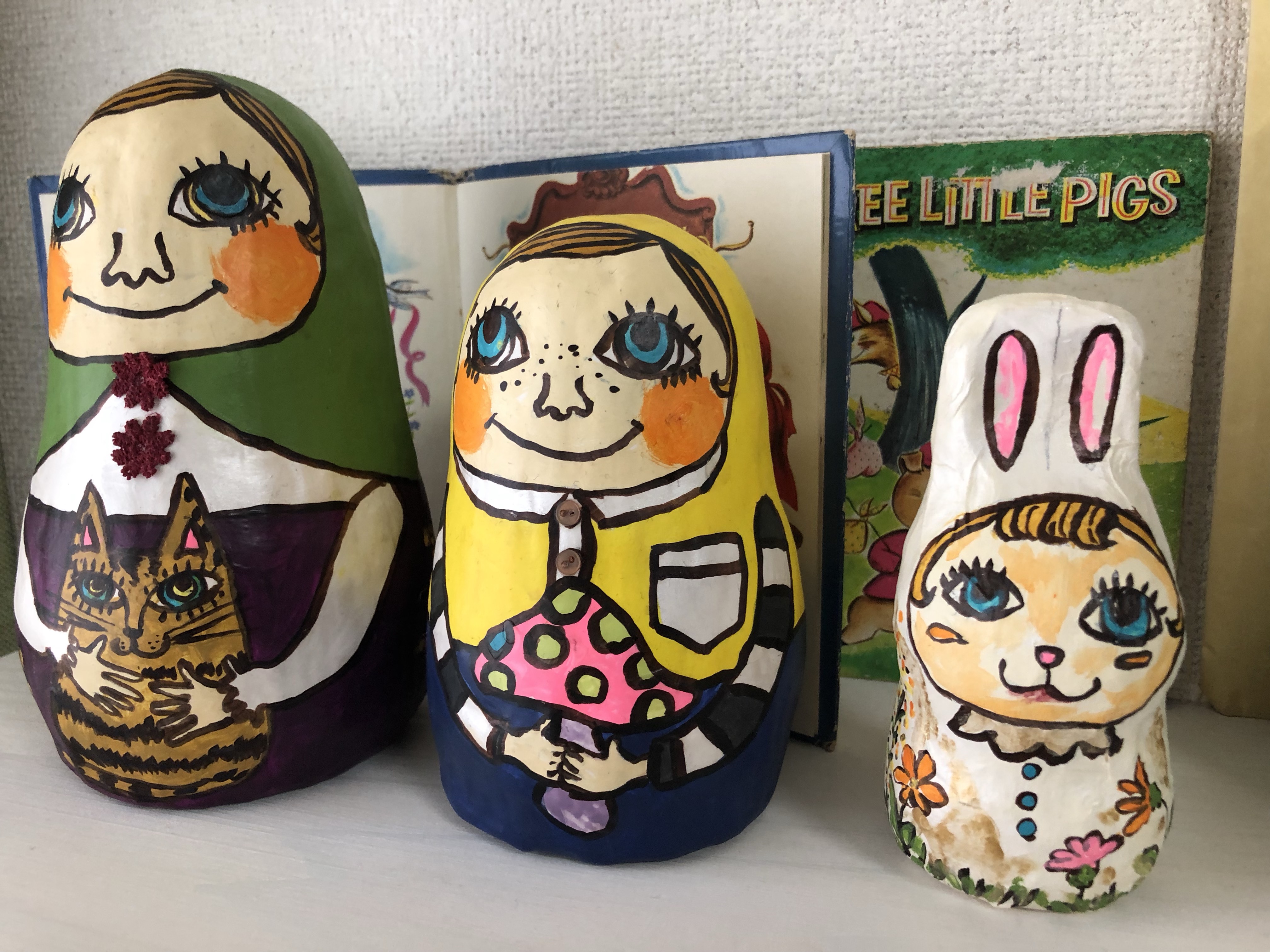 BOUS こけし　マトリョーシカ　作家さん bous