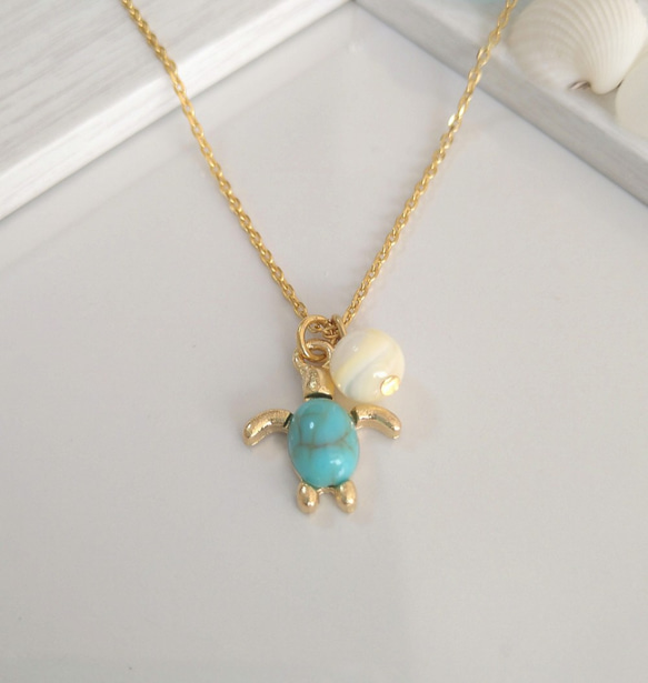 14K ホヌ　海亀　ペンダントトップ　ハワイアンジュエリー imgrc0082652501.jpg