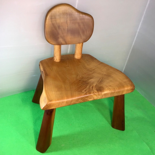 天然木 カヤ子供椅子 一点物 手造り その他インテリア雑貨 mokuba 通販  