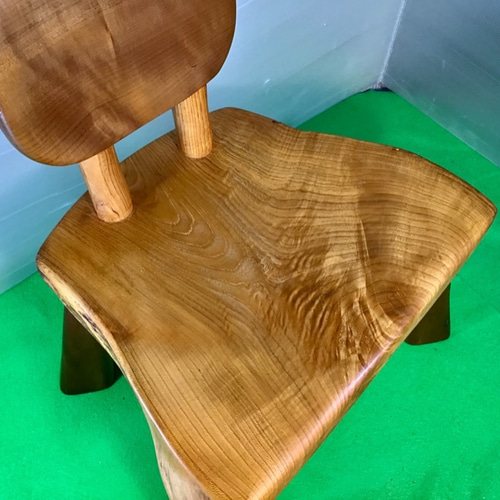 天然木 カヤ子供椅子 一点物 手造り その他インテリア雑貨 mokuba 通販  