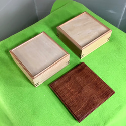天然木　重箱／お菓子箱／お弁当箱　一点物　手造り 3枚目の画像