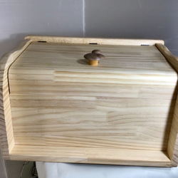 天然木　パイン集成材　パンケース／調味料ボックス　一点物　手造り 5枚目の画像