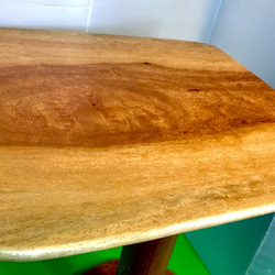 天然木　かつら折り畳みサイドテーブル　一点物　手造り 5枚目の画像