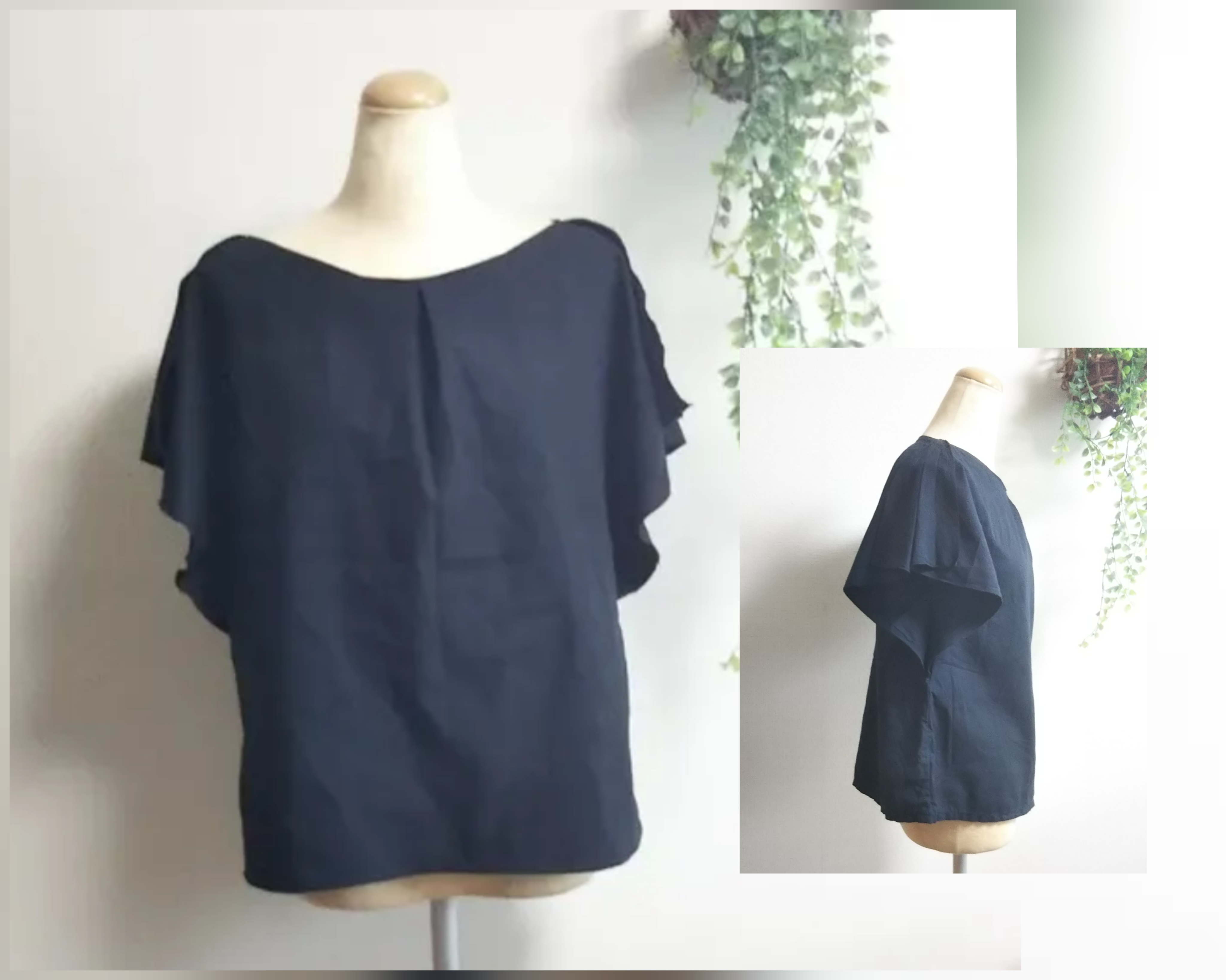 カラーは33色‼️コットンリネンの袖スリットプルオーバー