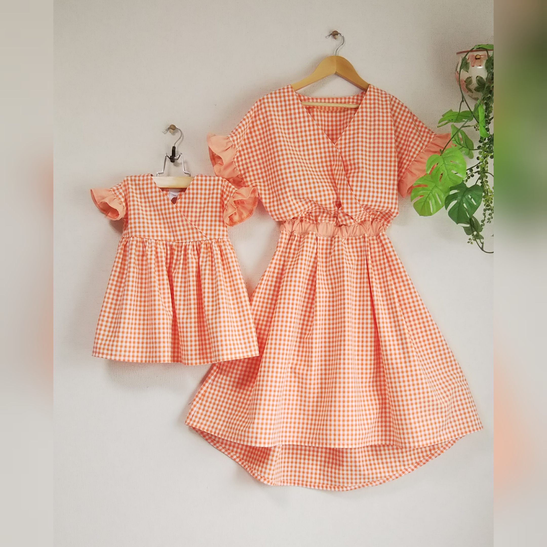 amica kids ギンガムチェックワンピース 美品】AMICA kids ギンガム