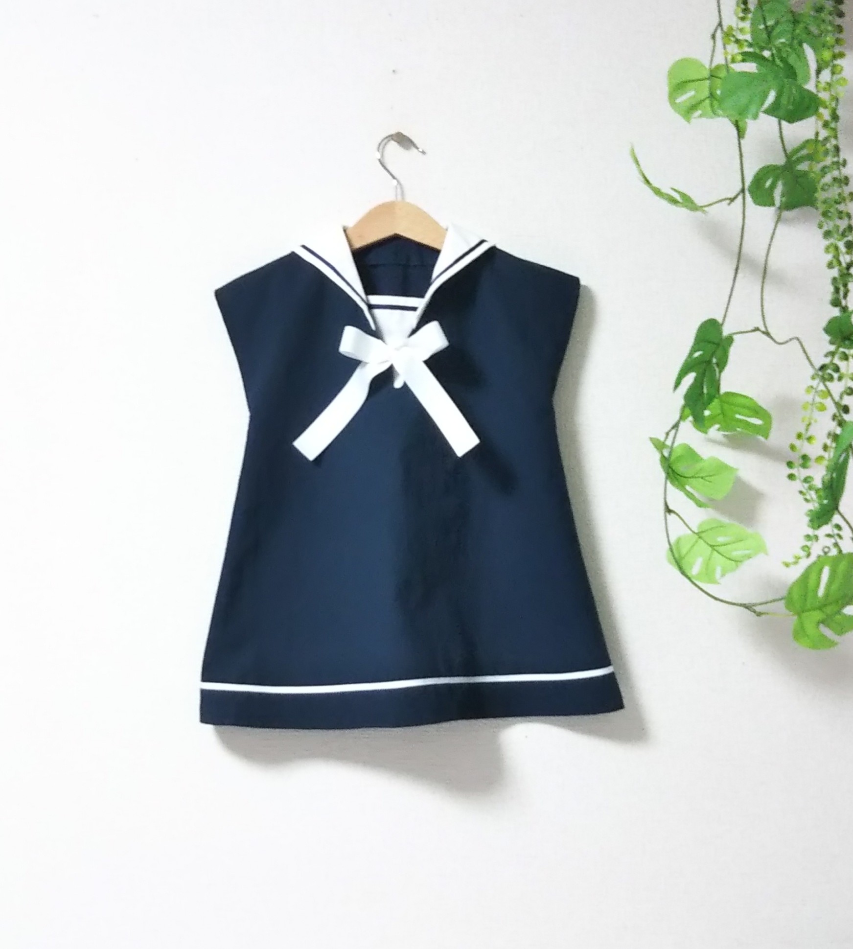 カラーが豊富‼️セーラーカラーのワンピース 子供服 M.Narita