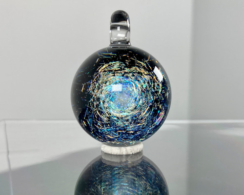 DC201202 J.B.WORKS ガラスペンダント ダイクロ ネックレス