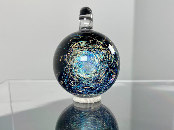 DC201202 J.B.WORKS ガラスペンダント ダイクロ ネックレス