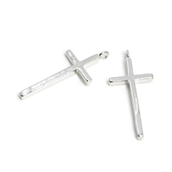 シルバー クロスモチーフ チャーム