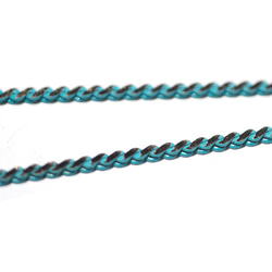 Aqua Blue color chain&16k Gold Plated 第2張的照片