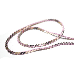 Light Pink color chain&16k Gold Plated 第1張的照片