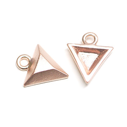 新[2片]立體3D珀蒂三角珀蒂三角形瘋狂粉紅金魅力，份 第1張的照片
