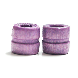 [15 + 5] 僅限本店！薰衣草紫色珠子和由薰衣草紫色木材製成的零件 第2張的照片