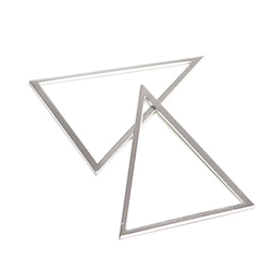 新[一]公司三角三角瘋狂銀40×50MM魅力 第3張的照片