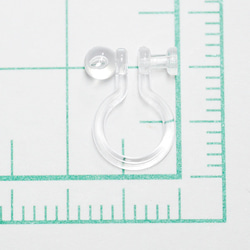 [20件（10雙）]大約2.5毫米碟無孔樹脂，耳環，耳環，金屬過敏 第4張的照片