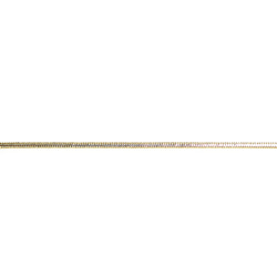 新作【1m 1meter】約1mm蛇紋鍍金黃銅鏈NF/UCG56 第2張的照片